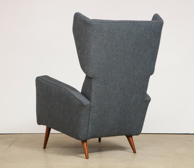 Rare Pair of Lounge Chairs by Gio Ponti
