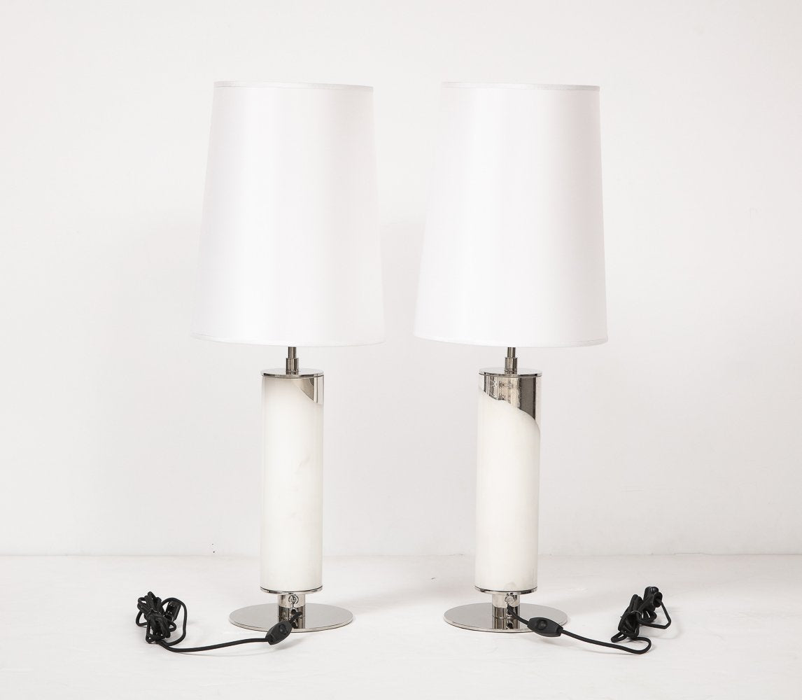 "Mazzega Specchiato" Table Lamps By Roberto Giulio Rida