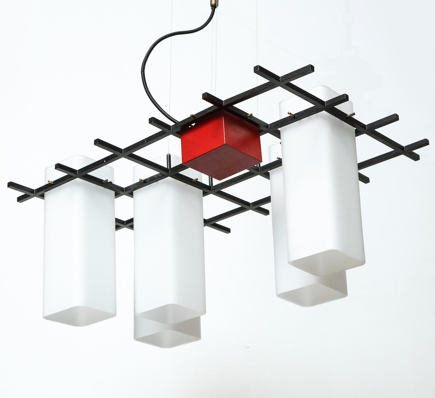 Rare Hanging Light by Angelo Lelii for Arredoluce, Italy