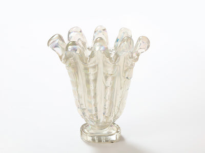 Grosse Costolature Shell Vase by Ercole Barovier for Barovier & Toso