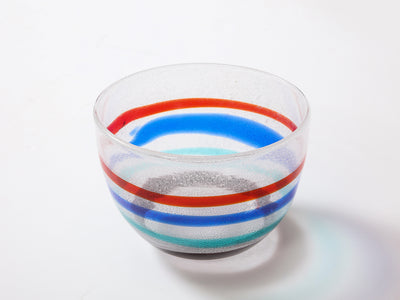 Pulegoso Glass Bowl by Fulvio Bianconi for Cenedese