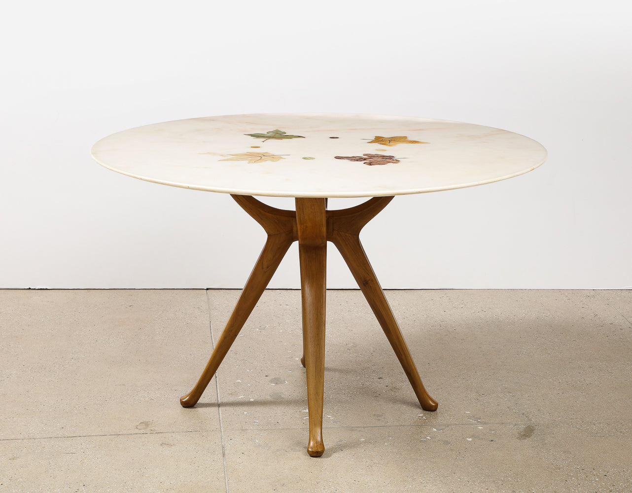 Circular Dining Table No. 7387 by Osvaldo Borsani for ABV