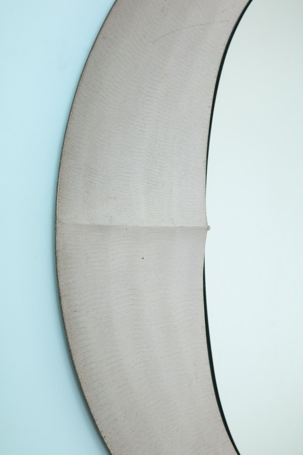 Rare Circular Mirror By Lorenzo Burchiellaro