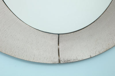 Rare Circular Mirror By Lorenzo Burchiellaro
