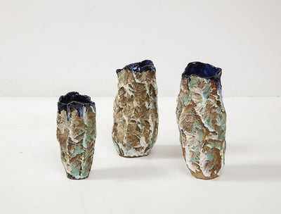 Vase with Blue Interior #3 by Dena Zemsky