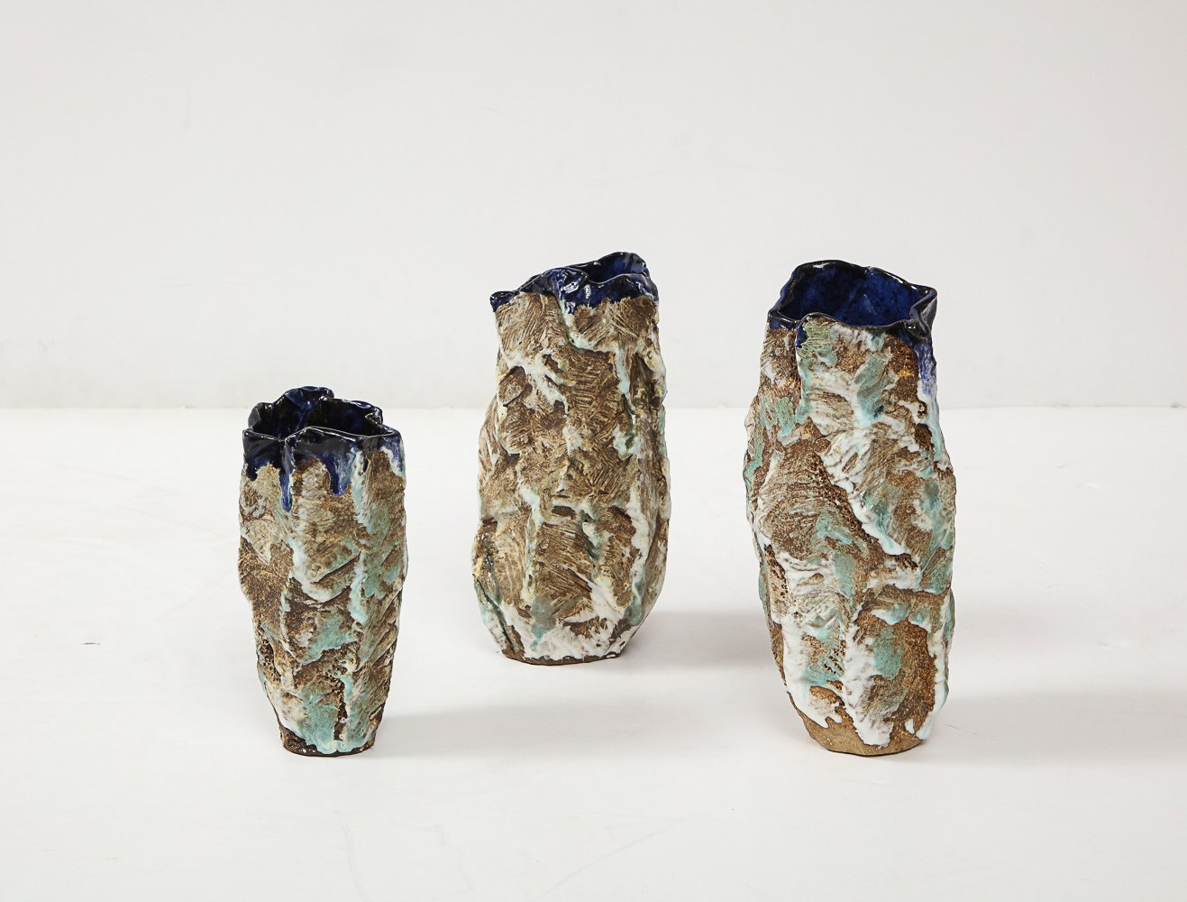 Vase with Blue Interior #4 by Dena Zemsky