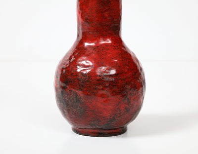 Enameled Metal Vase by Paolo de Poli