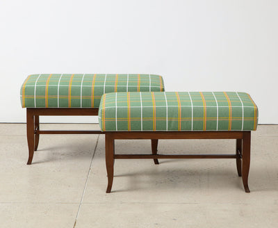 Pair of Upholstered Benches by Gio Ponti