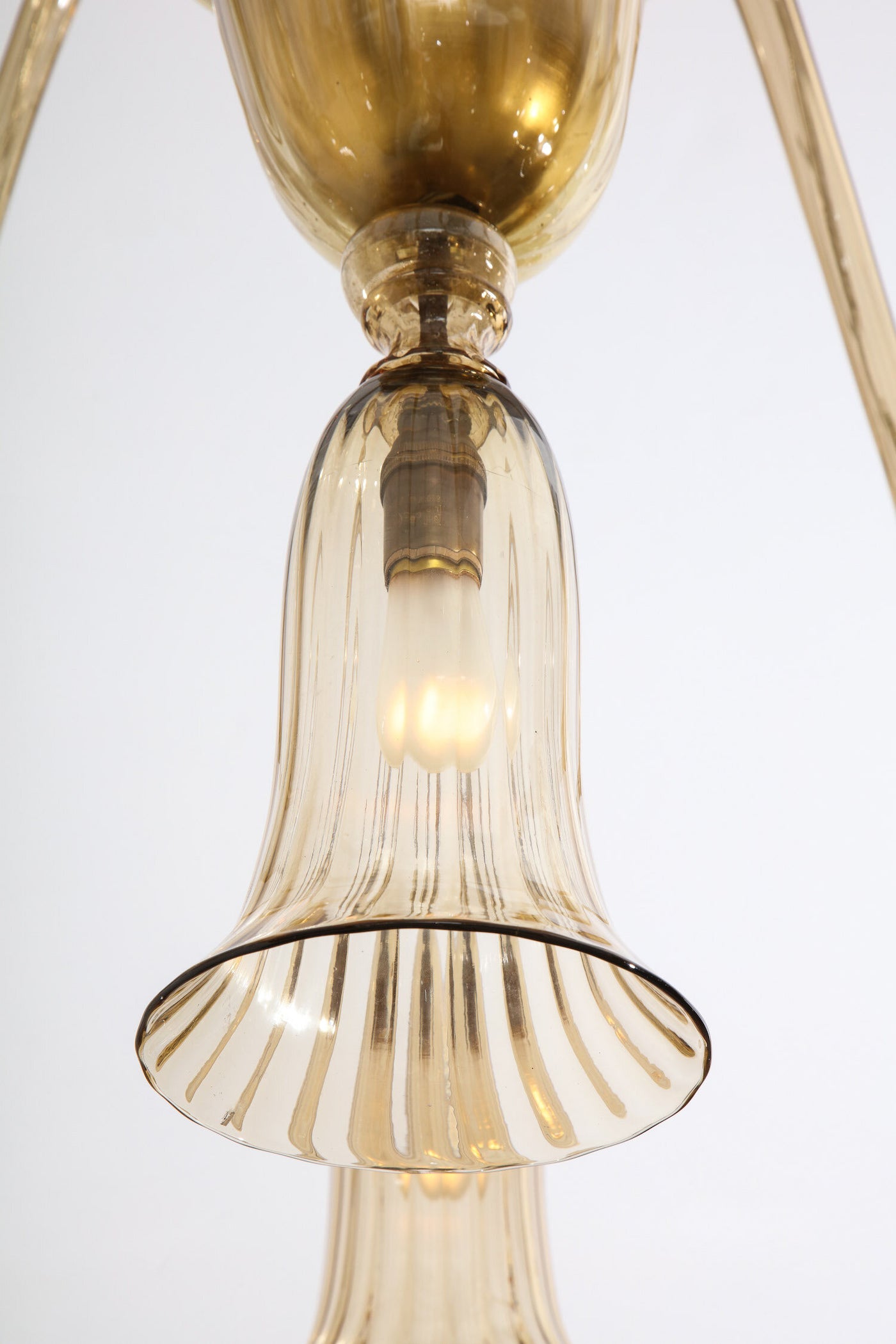 12 Light Chandelier #2073 by Napoleone Martinuzzi for Venini