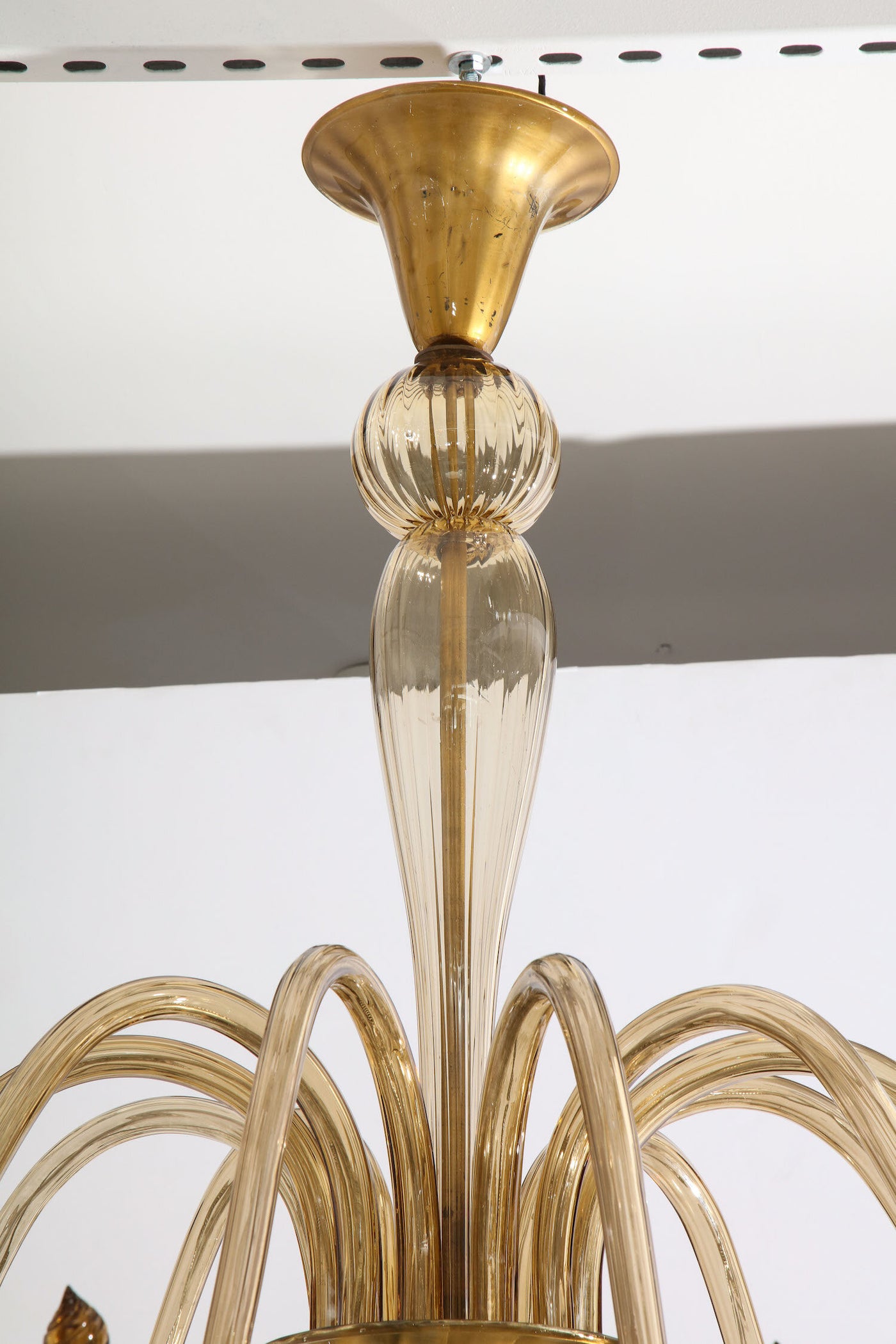 12 Light Chandelier #2073 by Napoleone Martinuzzi for Venini
