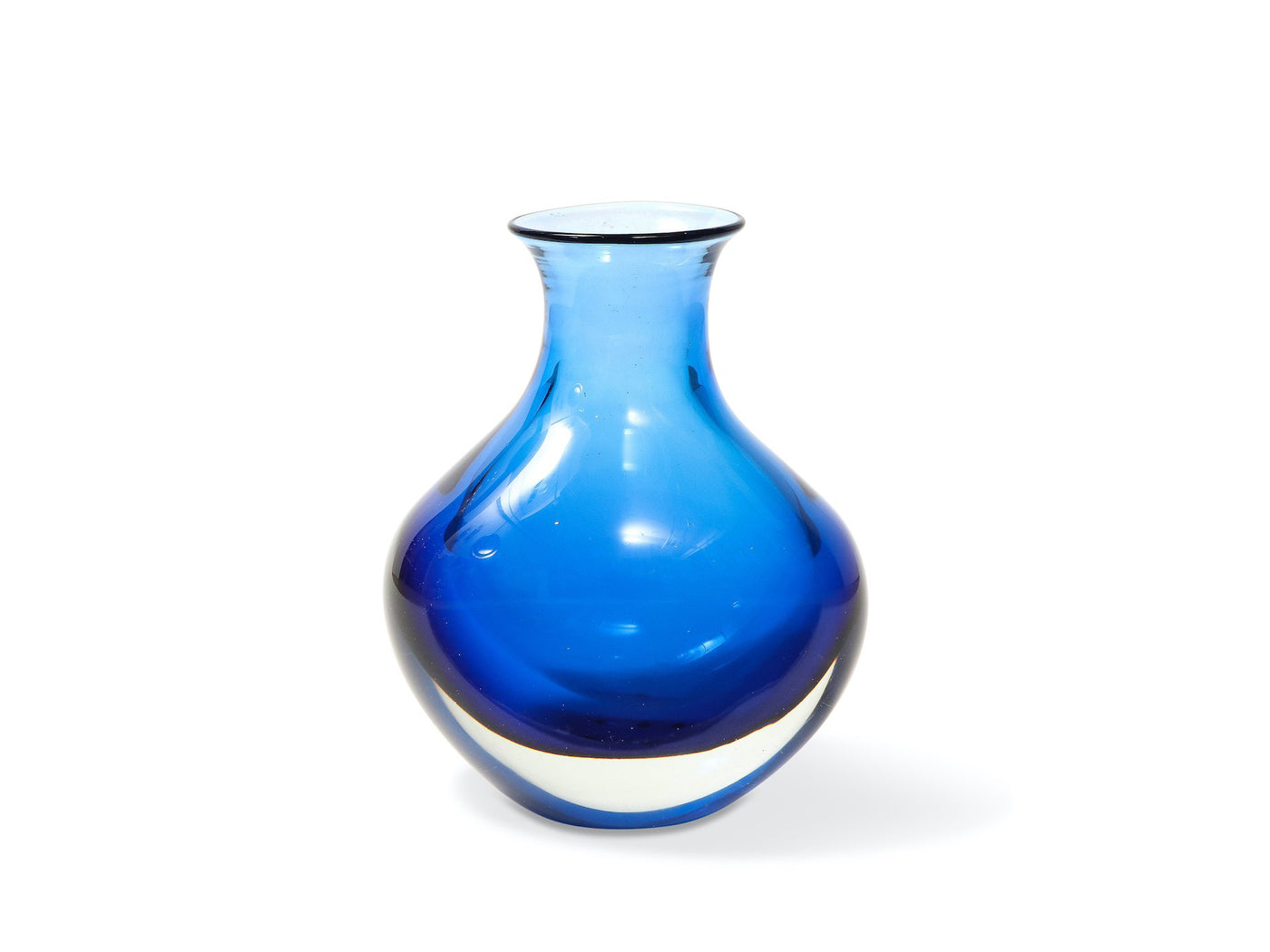 Sommerso Vase by Flavio Poli for Seguso Vetri D'Arte