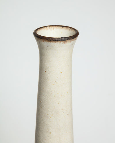 Unique Bottle-Form Vase by Bruno Gambone