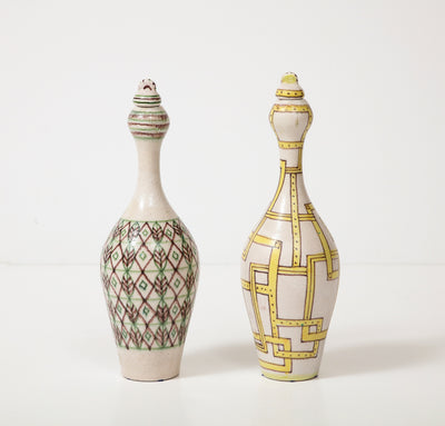 Ceramic Bottle with Stopper by Guido Gambone