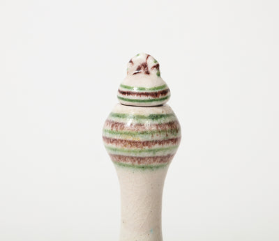 Ceramic Bottle with Stopper by Guido Gambone