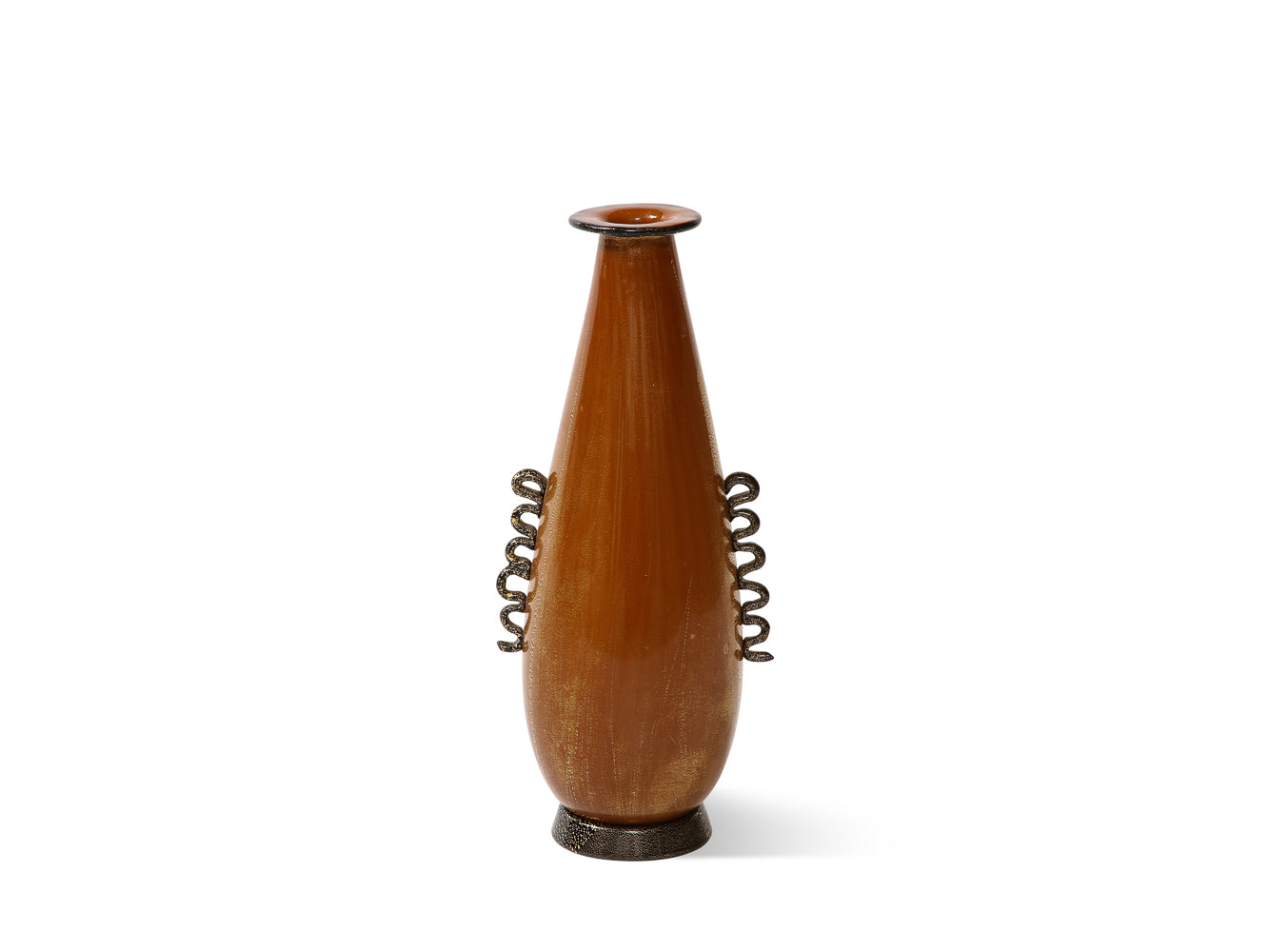 Hand Blown Murano Glass Vase by Ermanno Nason for Cenedese