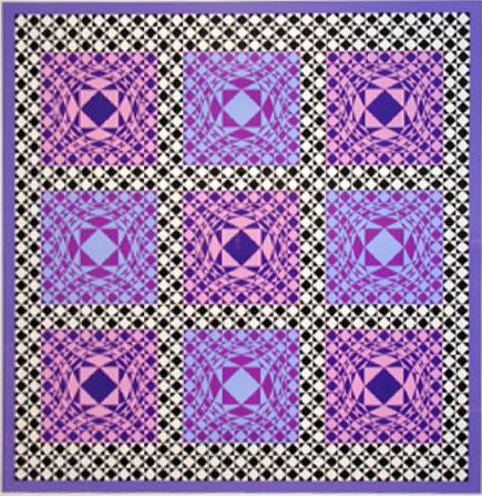 Kinetic Print By Victor Vasarely