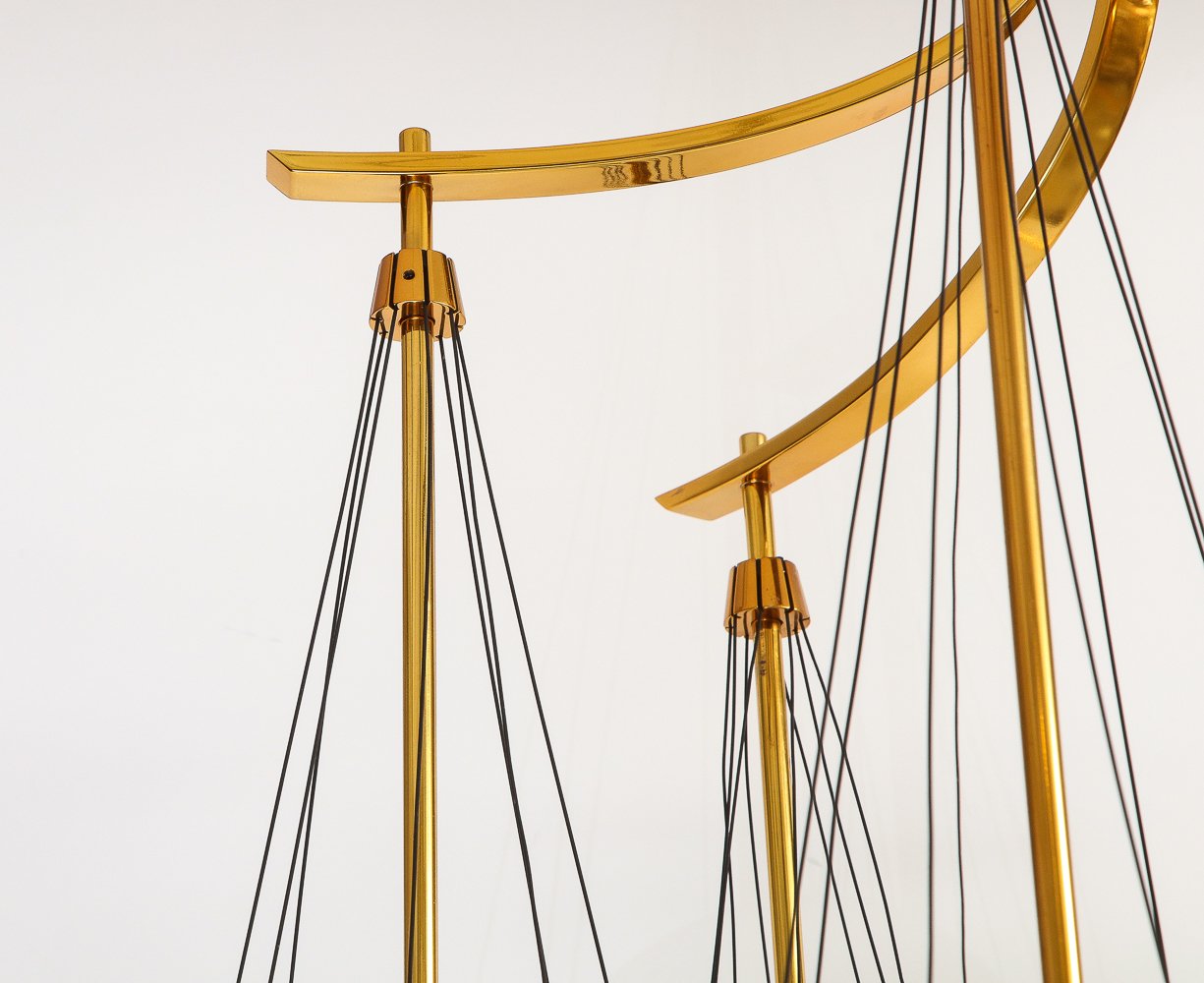 Rare Chandelier by Angelo Lelii for Arredoluce