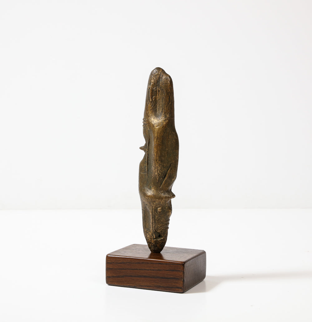 Abstract Bronze Sculpture by Luigi Gheno