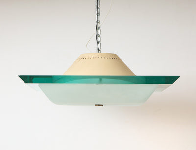 Ceiling Light, Model No. 1990 by Max Ingrand for Fontana Arte