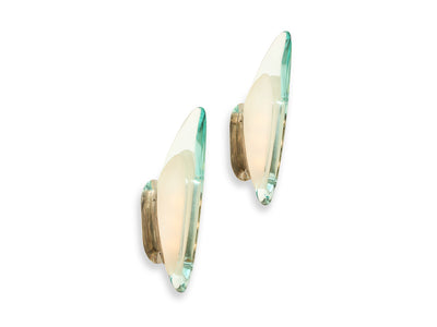 No. 1552 Sconces by Max Ingrand for Fontana Arte