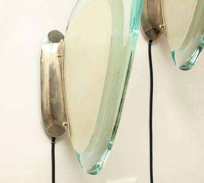 No. 1552 Sconces by Max Ingrand for Fontana Arte