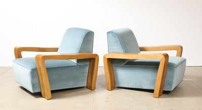 Rare Pair of Club Chairs by Paul László