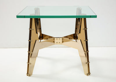 Pair of Architectural Side Tables by Donzella Ltd.