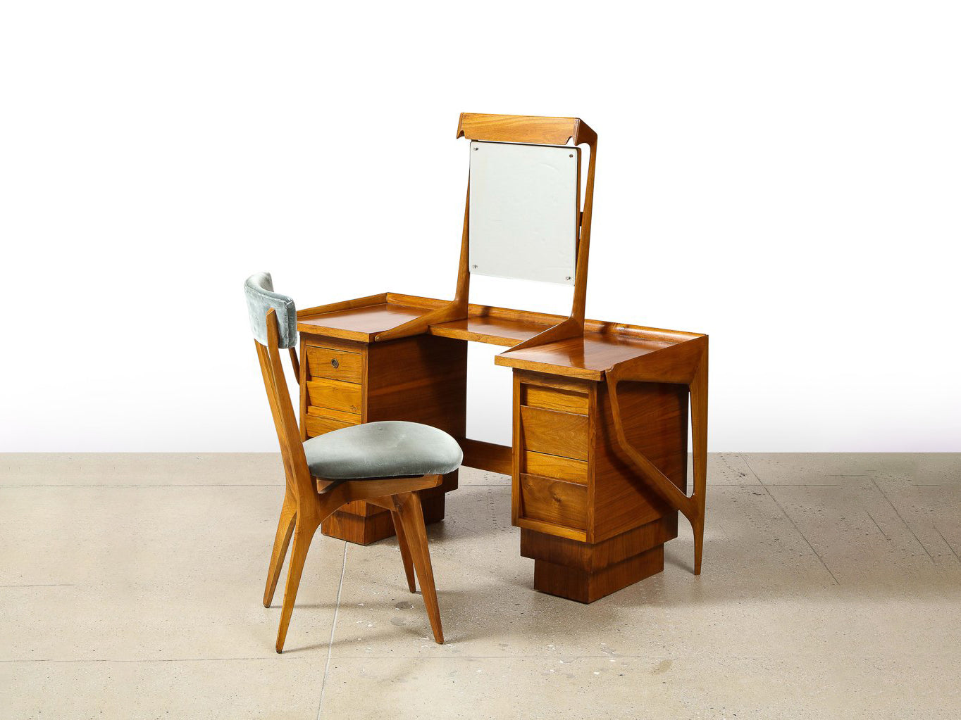 Unique Vanity/ Dressing Table & Chair by Ico & Luisa Parisi
