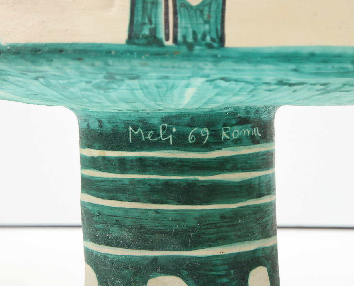 Rare Footed Bowl by Salvatore Meli