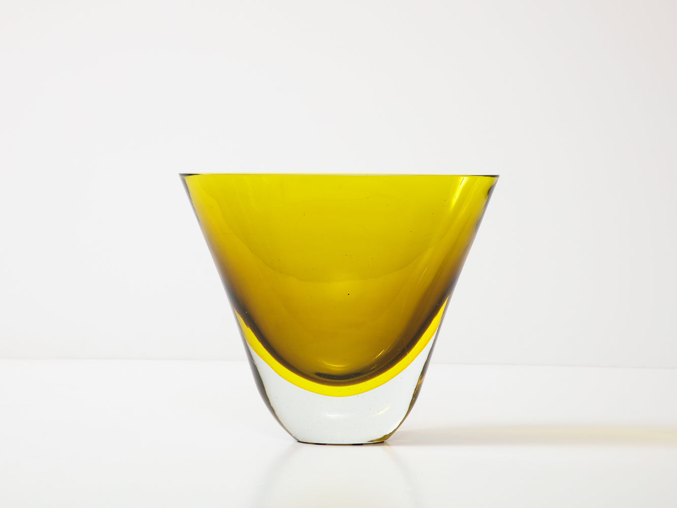 Sommerso Vase attrib. to Flavio Poli for Seguso Vetri D'Arte