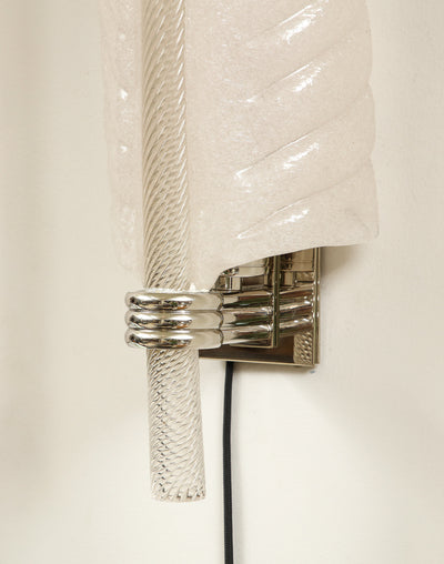 Pair of No. 413 Wall Lights by Tomaso Buzzi for Venini
