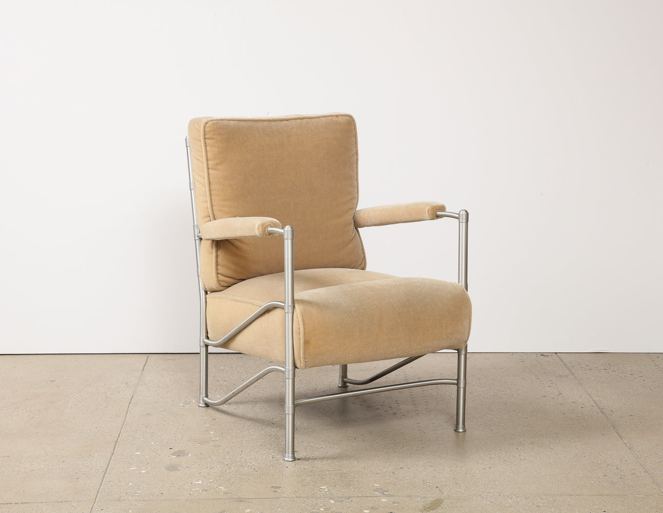 Machine Age Aluminum Lounge Chair by Warren McArthur