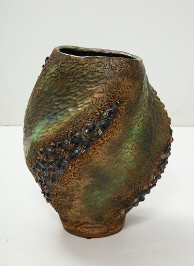 Hand-Built Ceramic Vase By Dena Zemsky